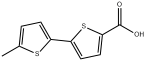 5-(5-甲基噻吩-2-基)噻吩-2-羧酸,30979-83-0,结构式