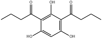 1,1'-(2,4,6-Trihydroxy-m-phenylene)di-1-butanone Structure