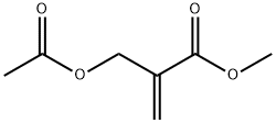 2-[(Acetyloxy)methyl]-2-propenoic acid methyl ester Struktur