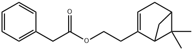 2-(6,6-dimethylbicyclo[3.1.1]hept-2-en-2-yl)ethyl phenylacetate,30982-35-5,结构式