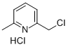 2-(氯甲基)-6-甲基吡啶盐酸盐,3099-30-7,结构式