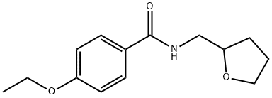 4-ethoxy-N-(tetrahydro-2-furanylmethyl)benzamide Structure