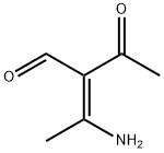 2-Butenal, 2-acetyl-3-amino-, (2Z)- (9CI) Structure