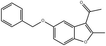 1-(5-(苄基氧基)-2-甲基苯并呋喃-3-基)乙烷-1-酮,309935-98-6,结构式