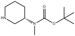 S-3-N-BOC-3-(甲氨基)哌啶, 309962-63-8, 结构式