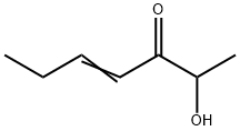 4-Hepten-3-one, 2-hydroxy- (9CI) Structure