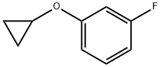 Benzene, 1-(cyclopropyloxy)-3-fluoro- (9CI) Structure