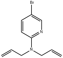 N,N-diallyl-5-bromopyridin-2-amine Structure