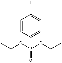 (4-FLUORO-PHENYL)-PHOSPHONIC ACID DIETHYL ESTER Structure