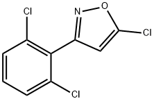 5-CHLORO-3-(2,6-DICHLOROPHENYL)ISOXAZOLE 化学構造式