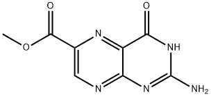 2-Amino-3,4-dihydro-4-oxopteridine-6-carboxylic acid methyl ester Structure