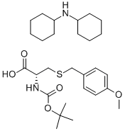 BOC-S-(4-METHOXYBENZYL)-L-CYSTEINE DICYCLOHEXYLAMINE SALT Structure