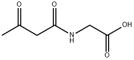 1,3-ジオキソブチルアミノ酢酸 化学構造式