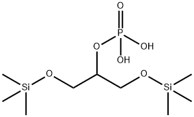 Phosphoric acid 2-trimethylsilyloxy-1-[(trimethylsilyloxy)methyl]ethylbis(trimethylsilyl) ester|