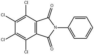 N-Phenyltetrachlorophthalimide 化学構造式