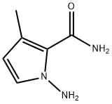 1-氨基-3-甲基-1H-吡咯-2-甲酰胺 结构式