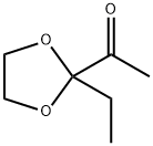 Ethanone, 1-(2-ethyl-1,3-dioxolan-2-yl)- (9CI) Structure