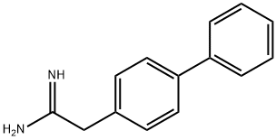 2-(4-phenylphenyl)acetamidine 结构式