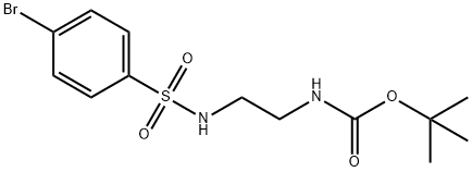 2-(4-溴苯基磺酰氨基)乙基氨基甲酸叔丁酯, 310480-85-4, 结构式