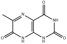 6-Methyl-2,4,7(1H,3H,8H)-pteridinetrione,31053-46-0,结构式