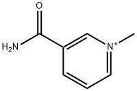 1-methylpyridin-1-ium-3-carboxamide Structure