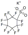potassium undecafluorocyclohexanesulphonate Struktur