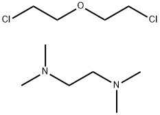 ポリオキシエチレン（ジメチルイミノ）エチレン（ジメチルイミノ）エチレンクロライド 化学構造式