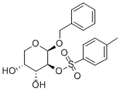 BENZYL-2-O-TOLUOLSULFONYL-BETA-D-ARABINOPYRANOSIDE 化学構造式