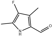 1H-Pyrrole-2-carboxaldehyde, 4-fluoro-3,5-dimethyl- (9CI) Struktur