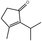 2-isopropyl-3-methylcyclopent-2-en-1-one Structure