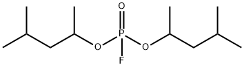 Fluoridophosphoric acid bis(1,3-dimethylbutyl) ester Structure