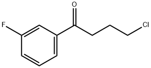 4-クロロ-1-(3-フルオロフェニル)-1-オキソブタン 化学構造式