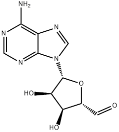 adenosine-5'-carboxaldehyde Structure