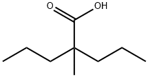 Pentanoic acid, 2-methyl-2-propyl-,31113-56-1,结构式