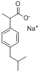 布洛芬钠,31121-93-4,结构式