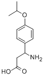 3-AMINO-3-(4-ISOPROPOXY-PHENYL)-PROPIONIC ACID Struktur