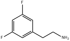 2-(3,5-ジフルオロフェニル)エチルアミン 化学構造式