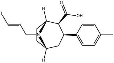 (E)-N-3-(IODOPROP-2-ENYL)2E-CARBOXY-3E-(P-TOLYL)-NORTROPAN Structure