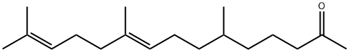 9,13-Pentadecadien-2-one, 6,10,14-trimethyl-, (E)- 结构式