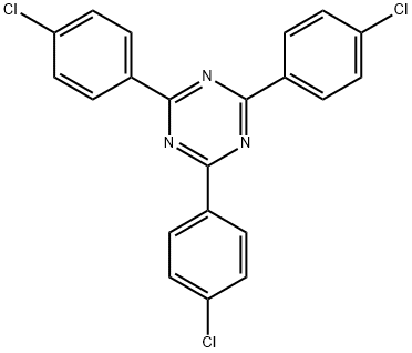 2,4,6-TRIS(P-CHLOROPHENYL)-S-TRIAZINE Struktur