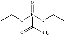カルバモイルホスホン酸ジエチル 化学構造式