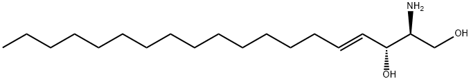 (2S,3R,E)-2-Amino-4-nonadecene-1,3-diol 结构式