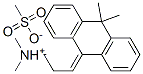 3-(10,10-dimethyl-9(10H)-anthrylidene)propyl(dimethyl)ammonium methanesulphonate 结构式