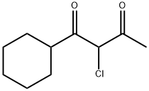 1,3-Butanedione, 2-chloro-1-cyclohexyl- (9CI) 化学構造式