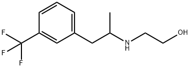 2-(1-(3-(三氟甲基)苯基)丙-2-基氨基)乙醇, 31173-14-5, 结构式