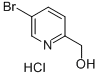 (5-Bromopyridin-2-yl)methanol hydrochloride 化学構造式