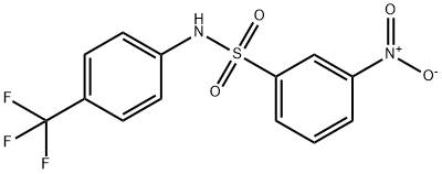 3-Nitro-N-[4-(trifluoroMethyl)phenyl]benzenesulfonaMide, 97% Structure
