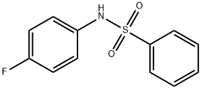 N-(4-Fluorophenyl)benzenesulfonaMide, 97% Structure
