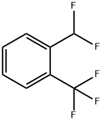 1-(ジフルオロメチル)-2-(トリフルオロメチル)ベンゼン 化学構造式