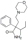 α-sec-Butyl-α-phenyl-4-morpholinebutyramide Struktur